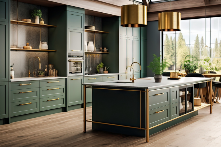 Enhance Your Kitchen with Green Cabinets: A Fresh Approach to Design