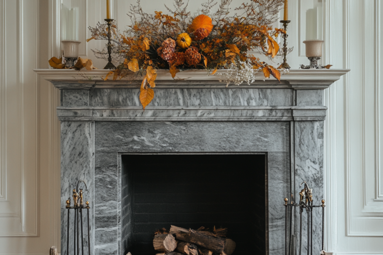 Cozy Fall Decor Ideas for Your Fireplace Mantel
