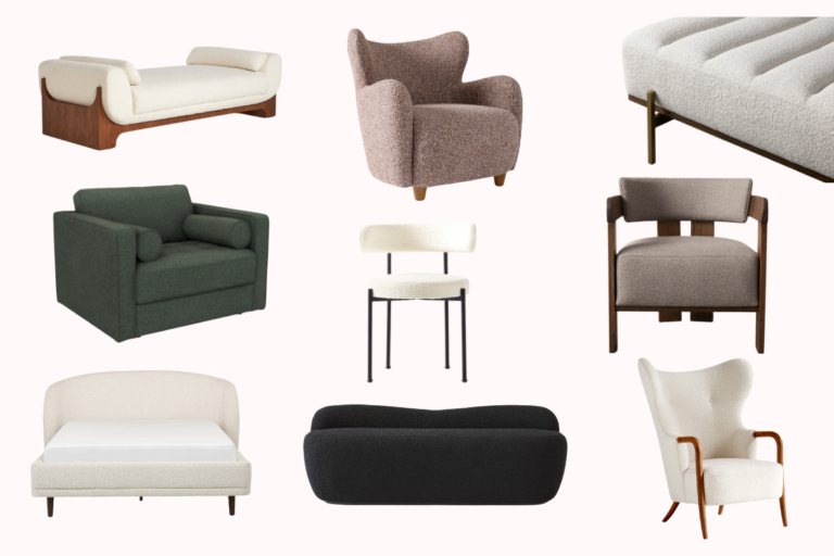Boucle Bliss: Top 10 Furniture Pieces for a Chic Home