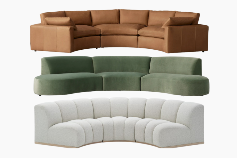The Best Curved Sofas for a Stylish Living Room